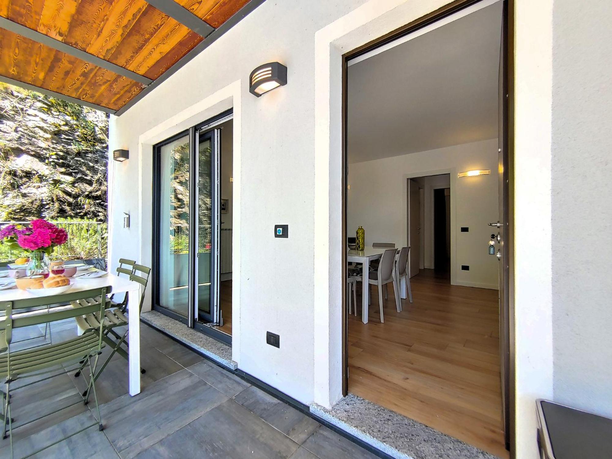 Dascio Vita See Ferienwohnung Mit Dachterrasse Bagian luar foto