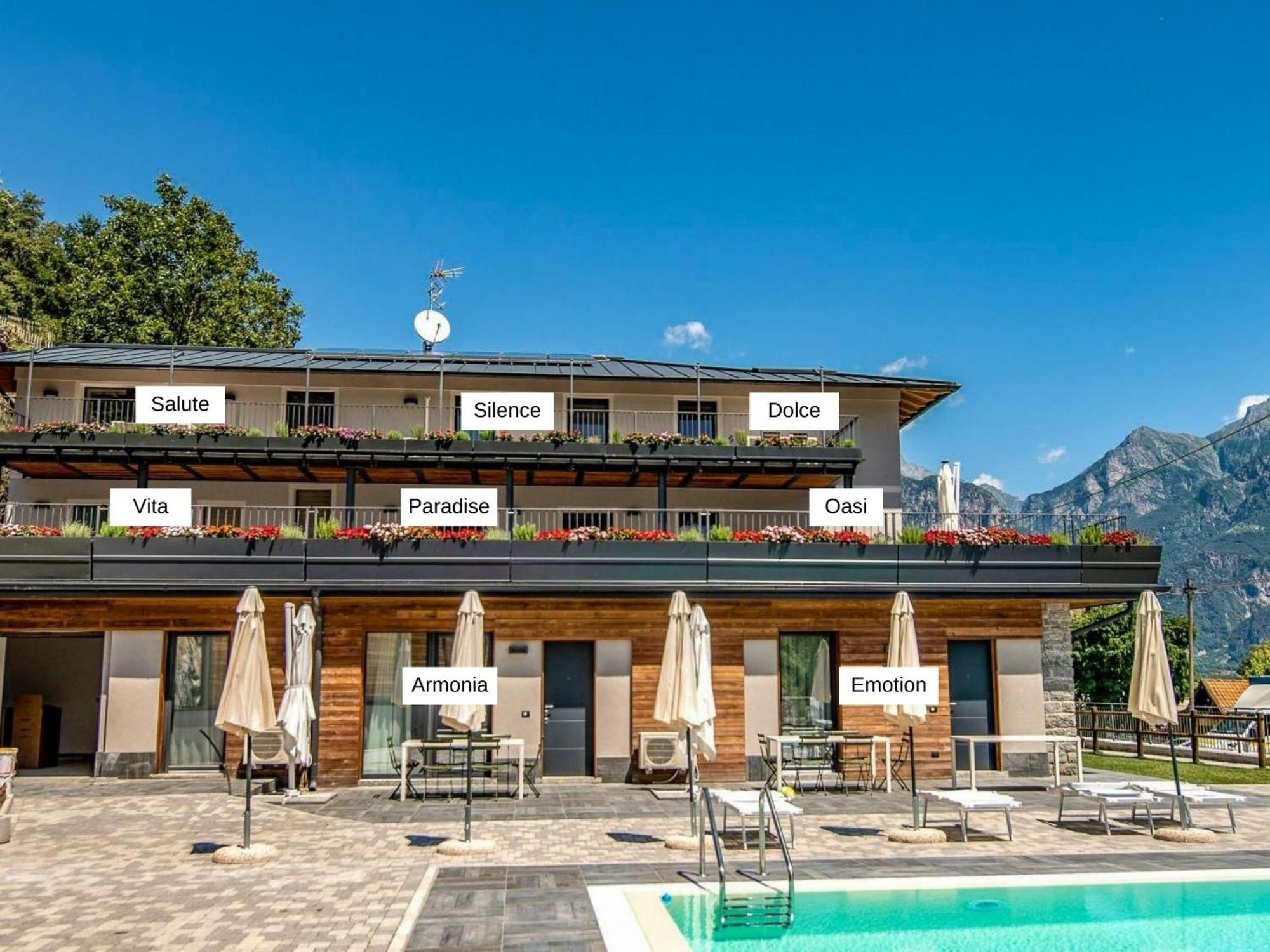Dascio Vita See Ferienwohnung Mit Dachterrasse Bagian luar foto